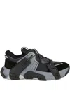 Valentino Lace-up Sneakers In Gray