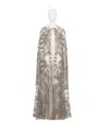 Valentino Laced Cloak In Smoke