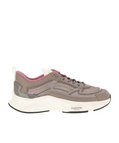 Valentino Garavani Laced Sneakers In White