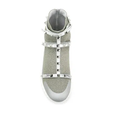 Valentino Garavani Valentino Ladies Multi-color Sneakers In Gray