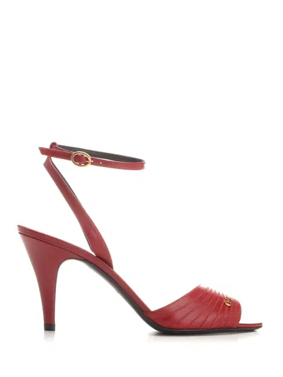 Valentino Garavani Lady Crush Sandals Red