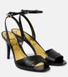 Valentino Ladycrush Mini Sandals With 8.5 Cm Heel In Schwarz