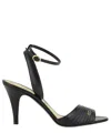 Valentino Ladycrush Mini Sandals With 8.5 Cm Heel In Black
