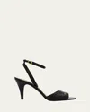 Valentino Ladycrush Mini Sandals With 8.5 Cm Heel In Nero