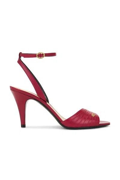 Valentino Garavani Ladycrush Stiletto Heel Sandal T85 In Classic Red