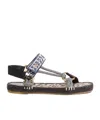 Valentino Garavani Women Lake Powell Sandals In Multicolored/black