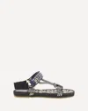 Valentino Lake Powell Leather-trim Sandal