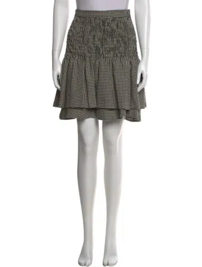 Pre-owned Valentino Lambswool Knee-length Skirt In Multi