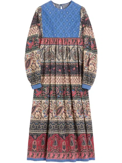 Valentino Voyage Imaginaire Dress In Multicolor