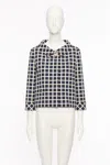 Valentino Lapel Long Sleeve Casual Jacket In White