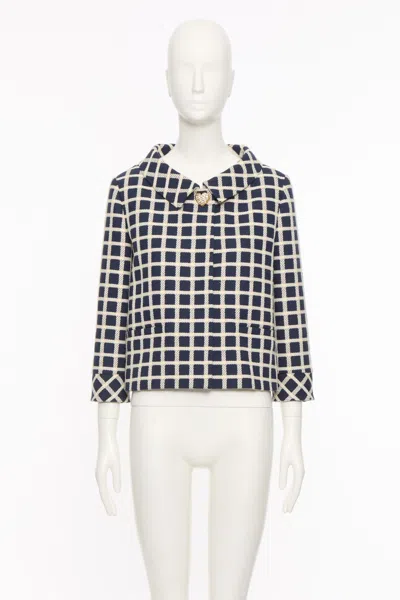 Valentino Lapel Long Sleeve Casual Jacket In White