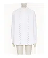 Valentino Garavani White Poplin Shirt In White