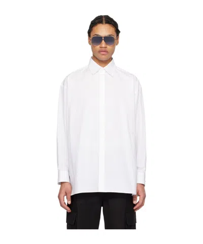 VALENTINO LAPEL LONG-SLEEVED SHIRT