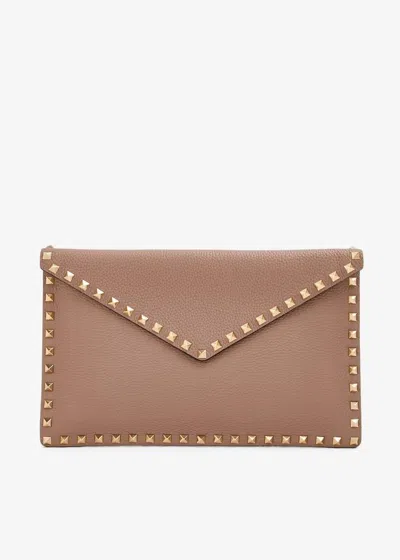 Valentino Garavani Valentino Large Flat Pouch Rockstud