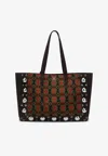 Valentino Nellcôte Big Shopping Bag With Dual Handles In Multicolor