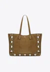 Valentino Large Nellcôte Suede Tote Bag
