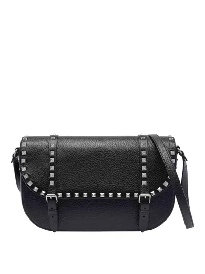 VALENTINO GARAVANI LARGE ROCKSTUD MESSENGER BAG