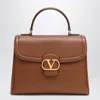 Valentino Large Shoulder Bag 9to5 Tobacco In Brown