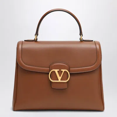 Valentino Garavani Large Shoulder Bag 9to5 Tobacco In Brown
