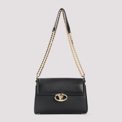 Valentino Garavani Large Shoulder Bag Chain 2 Nappa Deluxe Gold Logo In No Nero