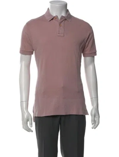 Pre-owned Valentino Late 1990's - Early 2000's Collar Polo Shirt In Pink