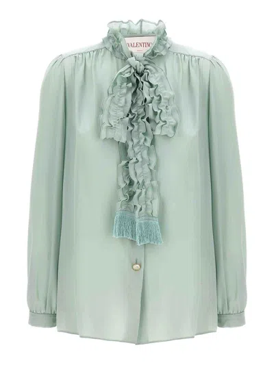 Valentino Lavallire Shirt In Green