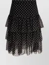 Valentino Layered High-waisted Skirts With Polka Dot Pattern