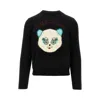 Valentino Garavani Sweater With Le Chat De La Maison Patch In Black