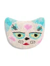 Valentino Garavani Le Chat De La Maison Brooch In Jacquard Fabric With Resin Bead Embroidery Woman M