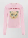 Valentino Le Chat De La Maison Printed Sweatshirt In Pink