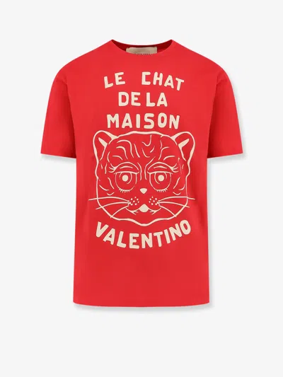 VALENTINO LE CHAT DE LA MAISON COTTON T-SHIRT