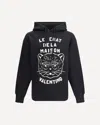 Valentino Garavani Sweatshirt With Le Chat De La Maison Patch In Black