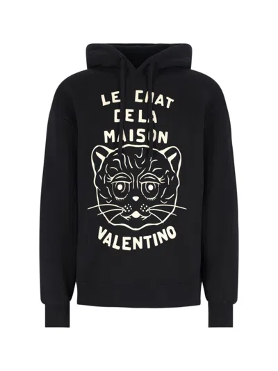 Valentino Le Chat De La Maison Hoodie – Black