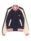 Valentino Le Chat De La Maison Puffer Jackets Multicolor In Blue