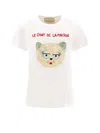 Valentino Garavani Le Chat De La Maison Cotton T-shirt In White