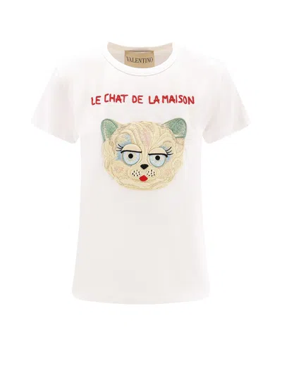 Valentino Le Chat De La Maison Jersey T-shirt
