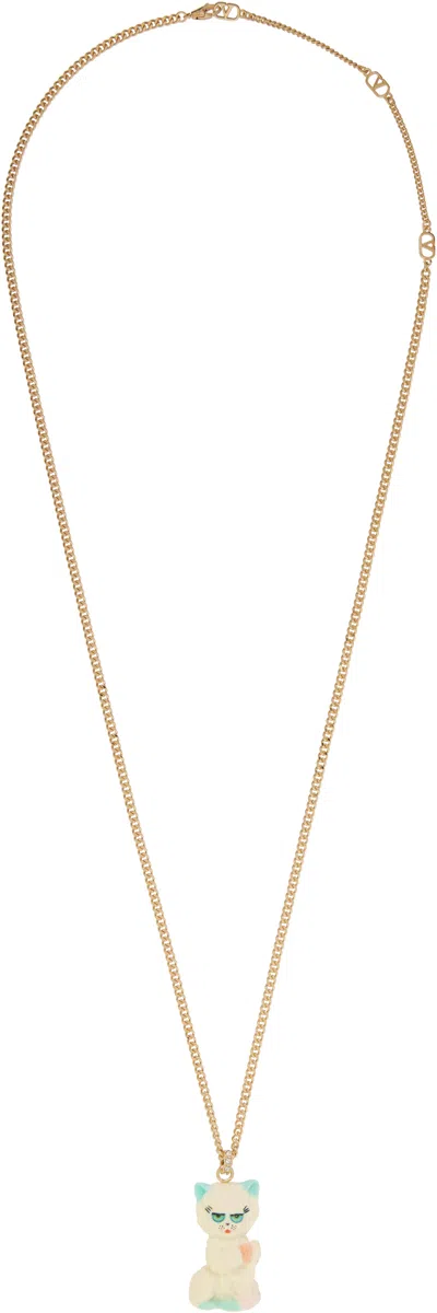 Valentino Garavani 'le Chat De La Maison' Necklace In Gold