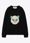 Valentino Garavani Sweater With Le Chat De La Maison Patch In Black