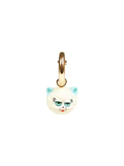 Valentino Garavani Le Chat De La Maison Single Earring In Gold