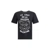 Valentino Garavani T-shirt With Le Chat De La Maison Print In Black