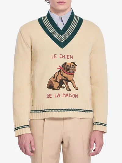 VALENTINO LE CHIEN DE LA MAISON PULLOVER