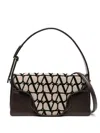 Valentino Women's Monogram Two Way Top Handle Bag In Black