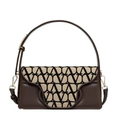 Valentino Garavani Le Grand Deuxième Shoulder Bag In Black