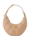Valentino Le Mini Sac Quilted Shoulder Bag In Neutral