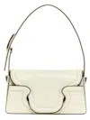 Valentino Le Petit Deuxieme Shoulder Bag In White