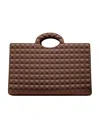 Valentino Le Troisième Shopping Tote Bag In Brown
