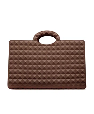 Valentino Garavani Le Troisième Shopping Tote Bag In Brown