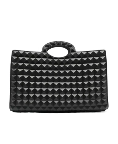 Valentino Garavani Le Troisième Shopping Tote Bag In Black
