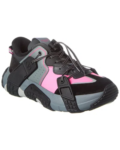 Valentino Garavani Leather & Suede Sneaker In Pink