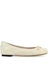 Valentino Garavani Woman Ballet Flats Cream Size 8 Leather In White